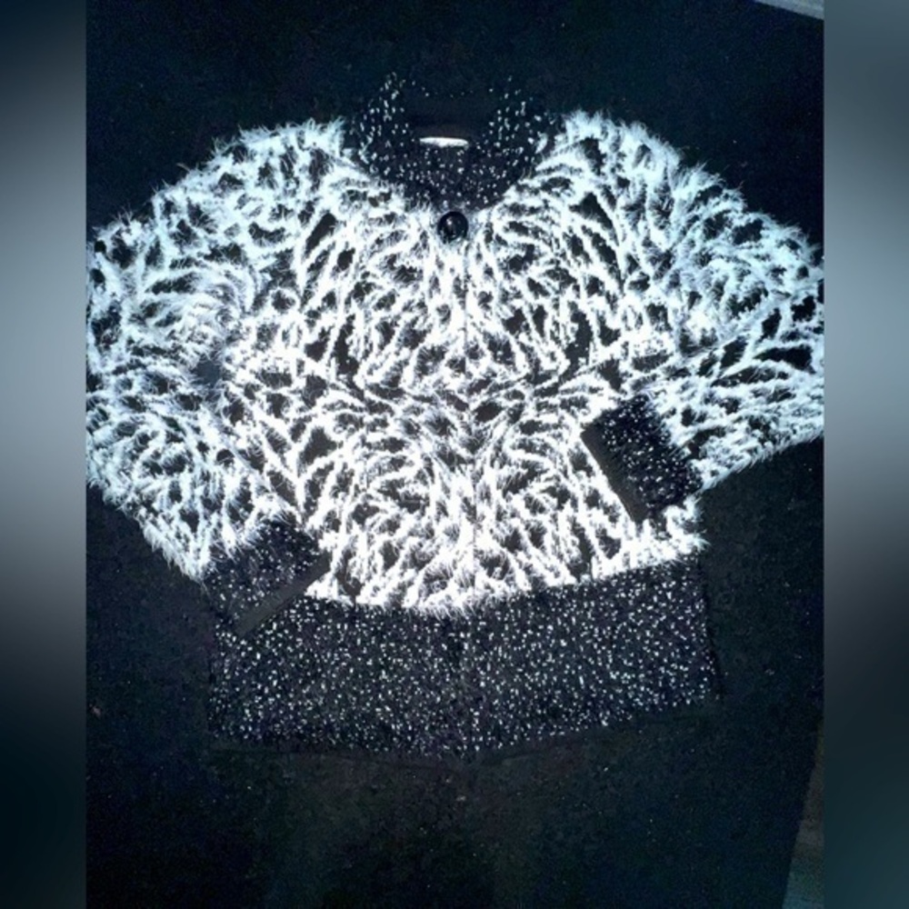 UEC NEINAM MARCUS EXTRA FUZZY CARDIGAN SZ S